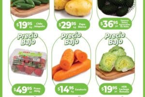 Ofertas HEB frutas y verduras del 11 al 17 de febrero 2025