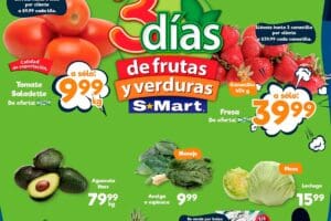 Ofertas S-Mart frutas y verduras del 4 al 6 de febrero 2025