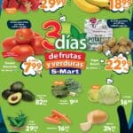 Folleto S-Mart frutas y verduras del 18 al 20 de febrero 2025