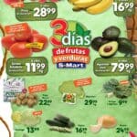 Folleto S-Mart frutas y verduras del 11 al 13 de marzo 2025