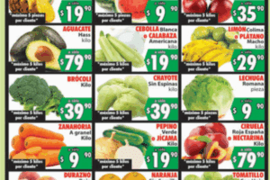 Ofertas Casa Ley Frutas y verduras 22 y 23 de abril 2025