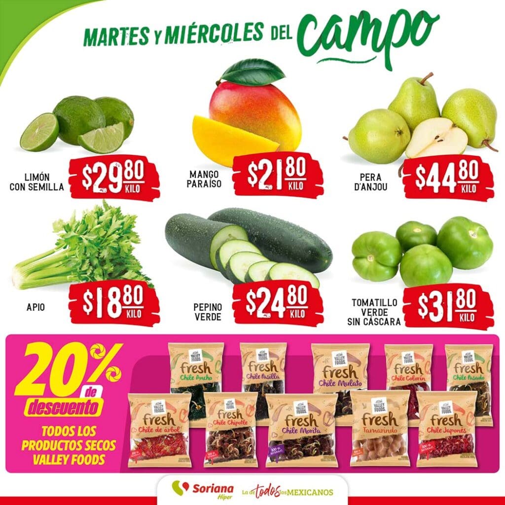 Ofertas Soriana Martes y Miércoles del Campo 27 y 28 de mayo 2025 3 folleto soriana martes miercoles campo 270525 2