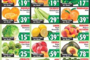 Folleto Casa Ley Frutas y verduras 1 y 2 de julio 2025