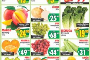 Ofertas Casa Ley Frutas y verduras 22 y 23 de julio 2025