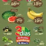 Ofertas S-Mart frutas y verduras del 22 al 24 de julio 2025 2 smart frutas verduras 220725