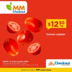 Ofertas Chedraui frutas y verduras 7 y 8 de octubre 2025 2 chedraui martimiercoles 071025