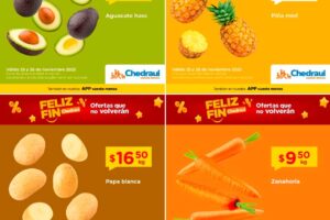 Ofertas Chedraui frutas y verduras 25 y 26 de noviembre 2025