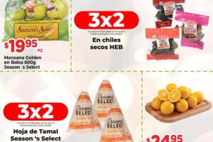 Ofertas HEB frutas y verduras del 23 al 29 de diciembre 2025