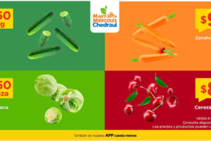 Ofertas Chedraui frutas y verduras 6 y 7 de enero 2026