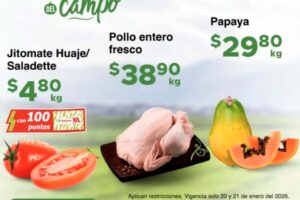 Ofertas Soriana Martes y Miércoles del Campo 20 y 21 de enero 2026