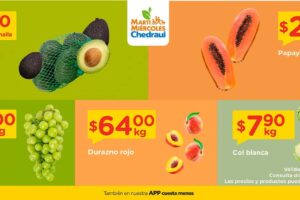 Ofertas Chedraui frutas y verduras 17 y 18 de marzo 2026