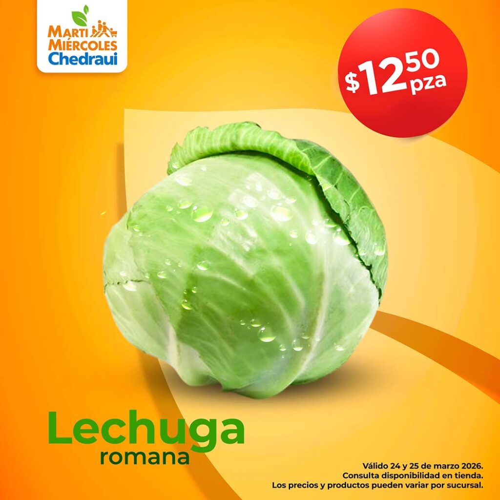 Ofertas Chedraui frutas y verduras 24 y 25 de marzo 2026 4 martimiercoles chedraui 240326 4