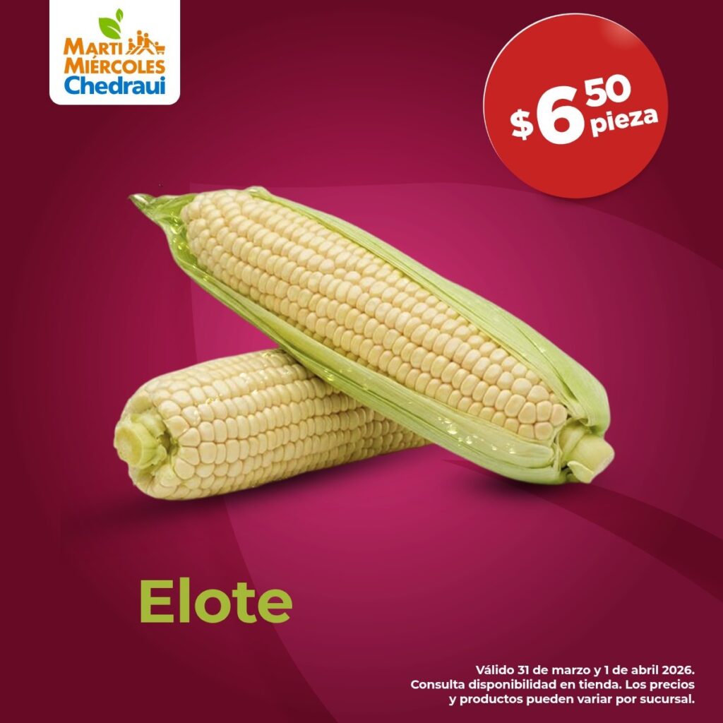 Ofertas Chedraui frutas y verduras 31 de marzo y 1 de abril 2026 3 martimiercoles chedraui 310326 2