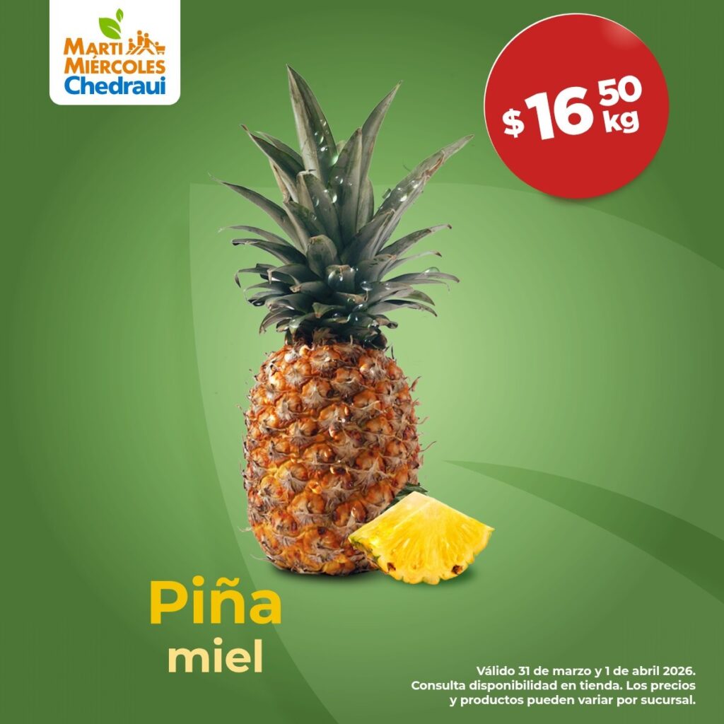 Ofertas Chedraui frutas y verduras 31 de marzo y 1 de abril 2026 4 martimiercoles chedraui 310326 3