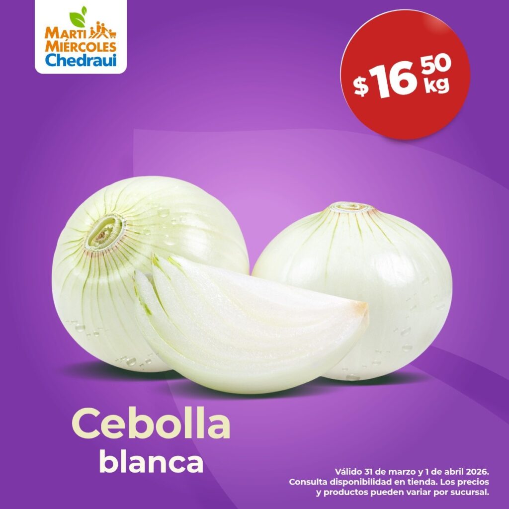 Ofertas Chedraui frutas y verduras 31 de marzo y 1 de abril 2026 5 martimiercoles chedraui 310326 4