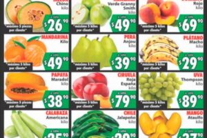 Folleto Casa Ley frutas y verduras 7 y 8 de abril 2026