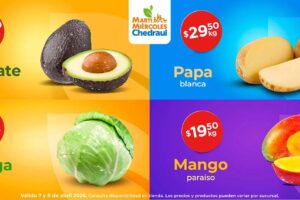 Ofertas Chedraui frutas y verduras 7 y 8 de abril 2026