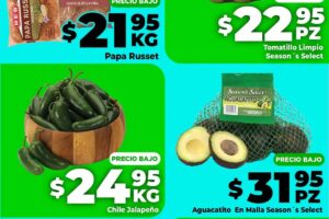 Ofertas HEB frutas y verduras del 7 al 13 de julio 2026