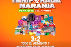 Temporada Naranja 2026 La Comer: 3×2 en todo el alimento y accesorios para mascota