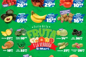Ofertas S-Mart frutas y verduras del 4 al 6 de agosto 2026